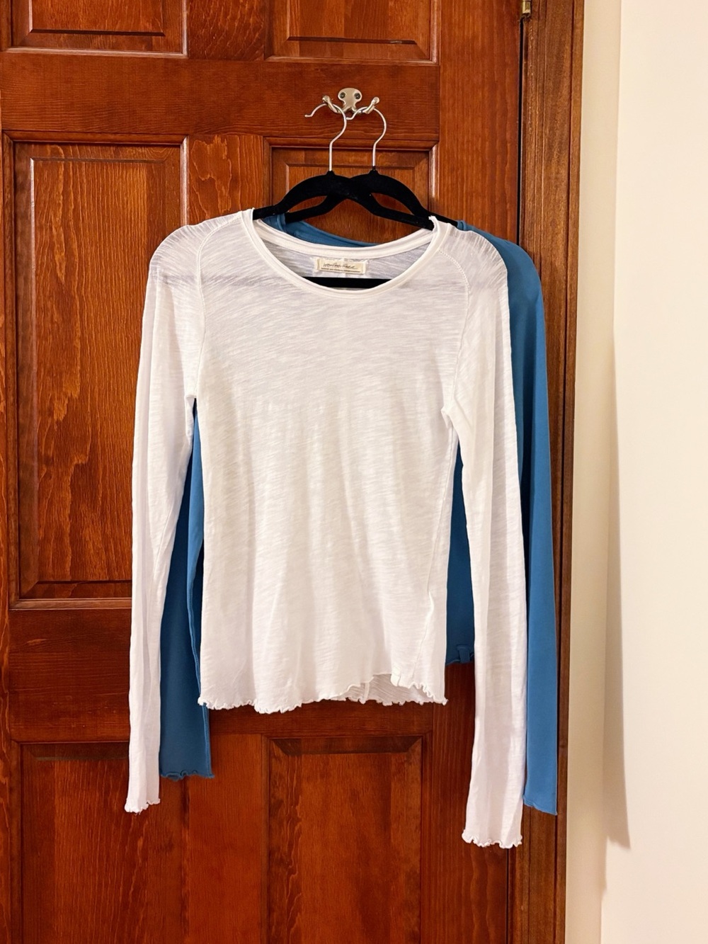 FREE PEOPLE We the Free Lot of 2 Be My Baby Long Sleeve Tops Tees NWOT Sz M
